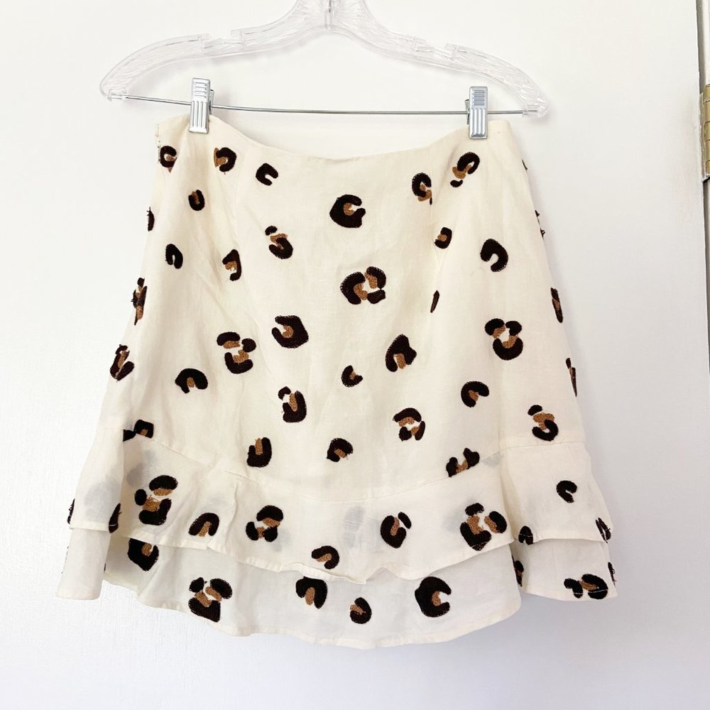 NEW Red Carter Leopard Set Paola Becky Top Skirt - Picture 11 of 12